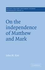 On the Independence of Matthew and Mark