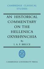 An Historical Commentary on the Hellenica Oxyrhynchia