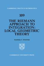 The Riemann Approach to Integration: Local Geometric Theory