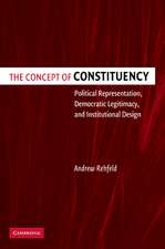 The Concept of Constituency: Political Representation, Democratic Legitimacy, and Institutional Design