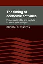 The Timing of Economic Activities: Firms, Households and Markets in Time-Specific Analysis