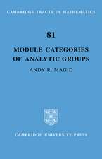 Module Categories of Analytic Groups