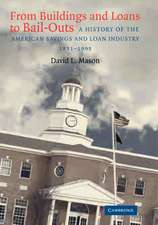 From Buildings and Loans to Bail-Outs: A History of the American Savings and Loan Industry, 1831–1995