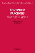 Continued Fractions: Analytic Theory and Applications