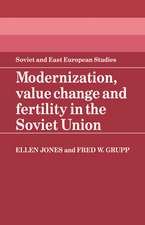 Modernization, Value Change and Fertility in the Soviet Union