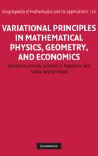 Variational Principles in Mathematical Physics, Geometry, and Economics