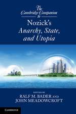 The Cambridge Companion to Nozick's Anarchy, State, and Utopia