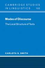 Modes of Discourse: The Local Structure of Texts