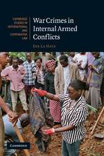 War Crimes in Internal Armed Conflicts