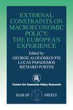 External Constraints on Macroeconomic Policy