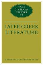 Later Greek Literature