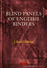 Blind Panels of English Binders