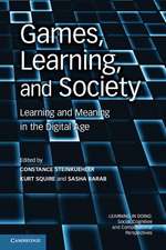 Games, Learning, and Society: Learning and Meaning in the Digital Age