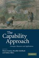 The Capability Approach: Concepts, Measures and Applications