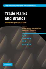 Trade Marks and Brands: An Interdisciplinary Critique