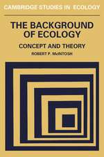 The Background of Ecology: Concept and Theory