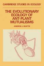 The Evolutionary Ecology of Ant–Plant Mutualisms