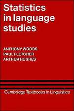 Statistics in Language Studies