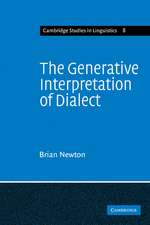 The Generative Interpretation of Dialect: A Study of Modern Greek Phonology