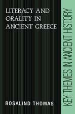 Literacy and Orality in Ancient Greece