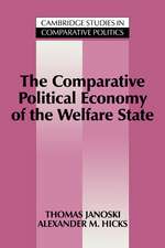 The Comparative Political Economy of the Welfare State