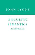 Linguistic Semantics: An Introduction