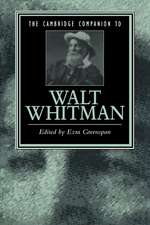 The Cambridge Companion to Walt Whitman