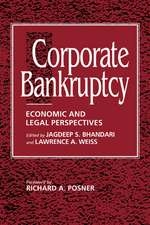 Corporate Bankruptcy: Economic and Legal Perspectives