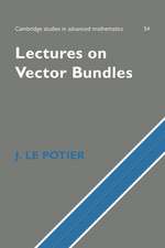 Lectures on Vector Bundles