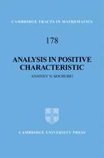 Analysis in Positive Characteristic