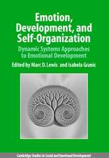 Emotion, Development, and Self-Organization: Dynamic Systems Approaches to Emotional Development