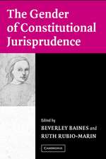 The Gender of Constitutional Jurisprudence