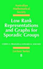 Low Rank Representations and Graphs for Sporadic Groups