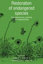 Restoration of Endangered Species: Conceptual Issues, Planning and Implementation