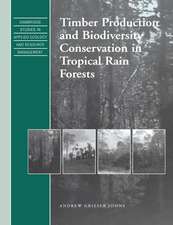 Timber Production and Biodiversity Conservation in Tropical Rain Forests