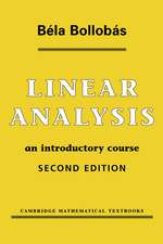 Linear Analysis: An Introductory Course