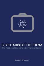 Greening the Firm: The Politics of Corporate Environmentalism