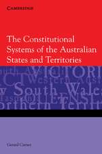 The Constitutional Systems of the Australian States and Territories