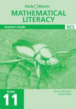 Study and Master Mathematical Literacy Grade 11 Teacher's Guide