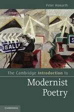 The Cambridge Introduction to Modernist Poetry