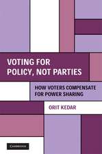 Voting for Policy, Not Parties: How Voters Compensate for Power Sharing