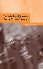 Domain Conditions in Social Choice Theory