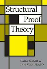 Structural Proof Theory