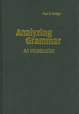 Analyzing Grammar: An Introduction