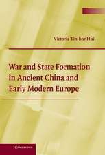 War and State Formation in Ancient China and Early Modern Europe