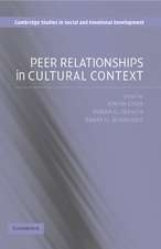 Peer Relationships in Cultural Context