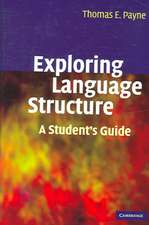 Exploring Language Structure: A Student's Guide