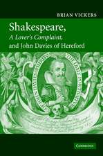 Shakespeare, 'A Lover's Complaint', and John Davies of Hereford