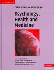 Cambridge Handbook of Psychology, Health and Medicine