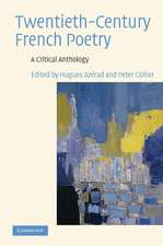 Twentieth-Century French Poetry: A Critical Anthology